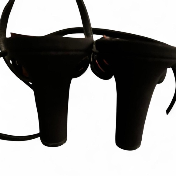 Donna Karan Red and Black Heels - Picture 4 of 4